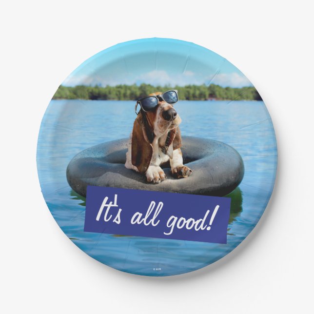 Plato De Papel Mano De Umbral En Los Lentes De Sol (Anverso)