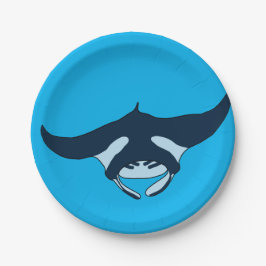 Plato De Papel Manta Ray