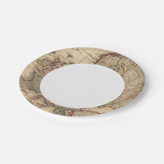 Plato De Papel Mapa de Europa (Angular)