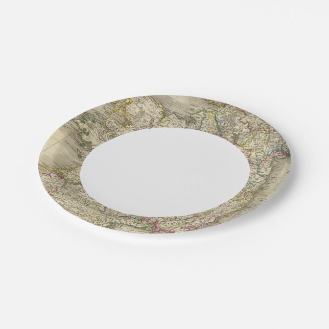 Plato De Papel Mapa de Irlanda (Angular)