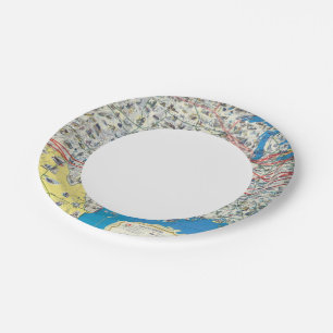 Plato De Papel Mapa del sistema American Airlines