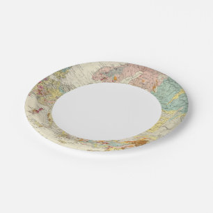 Plato De Papel Mapa geológico Europa