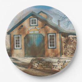 Plato De Papel Maple Sugar Shack
