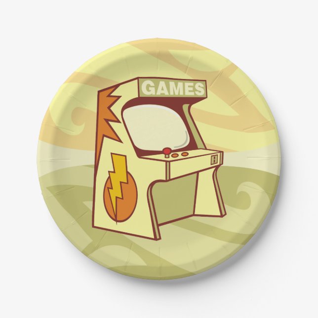 Plato De Papel Máquina arcaica (Anverso)