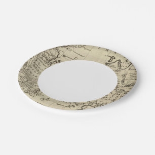 Plato De Papel Mar Caspio