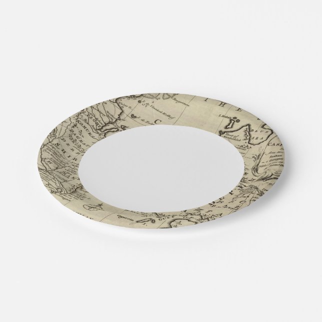 Plato De Papel Mar Caspio (Angular)