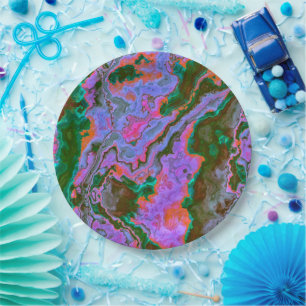 Plato De Papel Marble agrio
