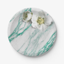 Marble Tiffany Mint Purpurina de jazmín blanco esm