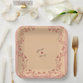 Plato De Papel Marco