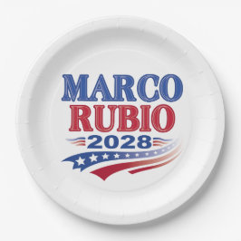 Plato De Papel Marco Rubio 2028 (3er)