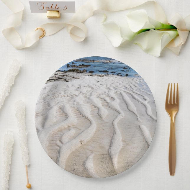 Plato De Papel Marea baja (Boda)