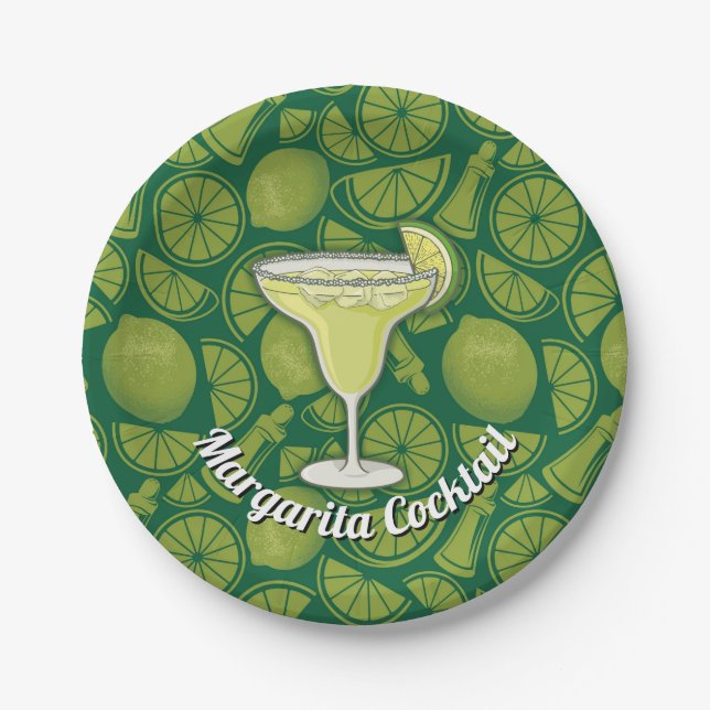 Plato De Papel Margarita (Anverso)