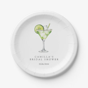 Plato De Papel Margarita Bridal Shower