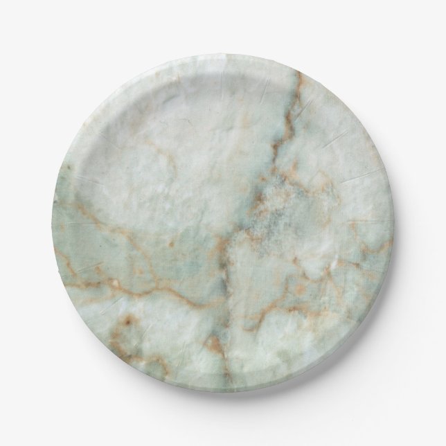 Plato De Papel Margen blanco (Anverso)