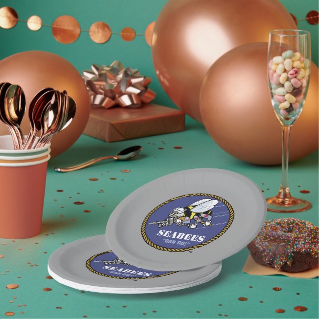 Plato De Papel Marina de Estados Unidos | Marinos (Multi)