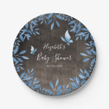 Mariposa azul turquesa floral de color agua