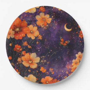 Plato De Papel Mariposa Silvestre Vintage (10)