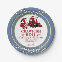 Marisco de langosta hierve recién casados o azul d