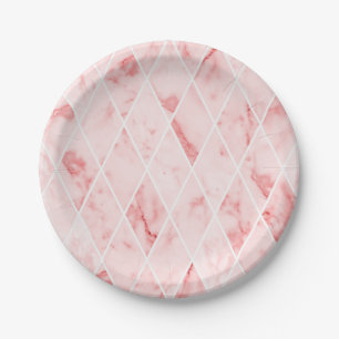 Plato De Papel mármol