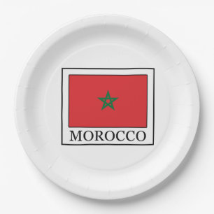 Plato De Papel Marruecos