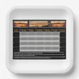 Plato De Papel Mars Dust Storm