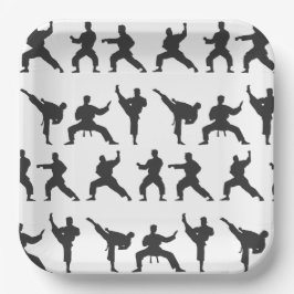 Plato De Papel Martial Arts