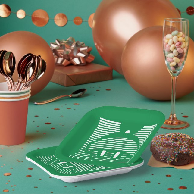 Plato De Papel MARVIN EL Ícono de las bandas MARTIAN™ (Multi)