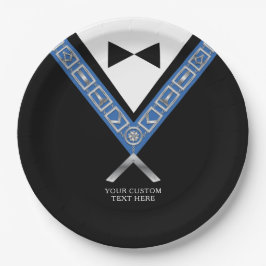 Plato De Papel Masonic Masters Jewel Tux Template Freemason