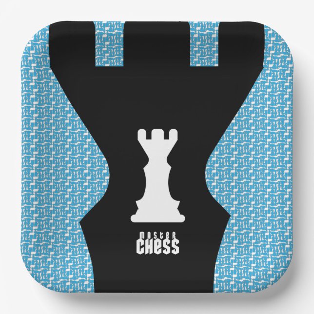 PLATO DE PAPEL MASTER CHESS ORIGINAL BY MASANSER (Anverso)