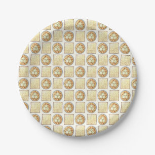 Plato De Papel Matzo Ball Soup Matzah Flatbread Passover Cuisine