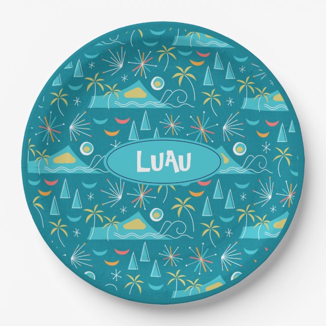 Plato De Papel MCM Diamond Head Fireworks Party (Anverso)