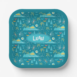 Plato De Papel MCM Diamond Head Fireworks Party