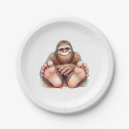 Plato De Papel Me and My Bigfoot
