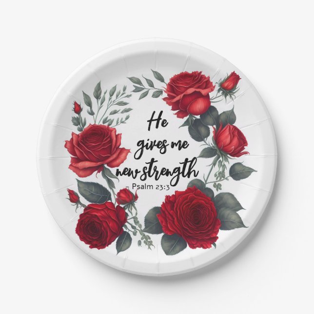 Plato De Papel Me Da Una Nueva Fuerza (Anverso)