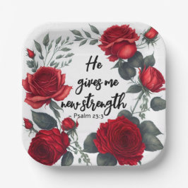 Plato De Papel Me Da Una Nueva Fuerza