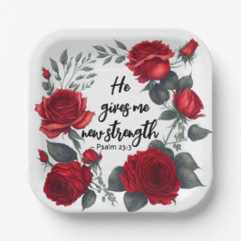 Plato De Papel Me Da Una Nueva Fuerza