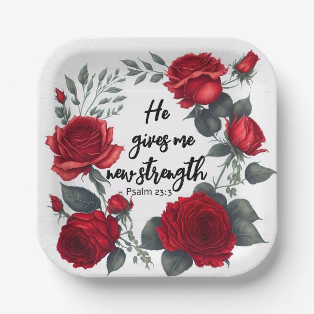 Plato De Papel Me Da Una Nueva Fuerza (Anverso)