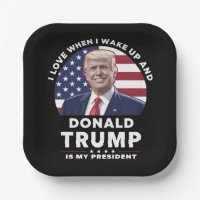 Me encanta cuando me despierto y Donald Trump es m