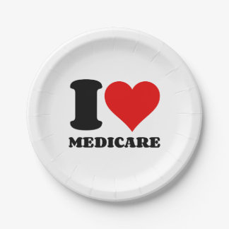 PLATO DE PAPEL ME ENCANTA MEDICARE
