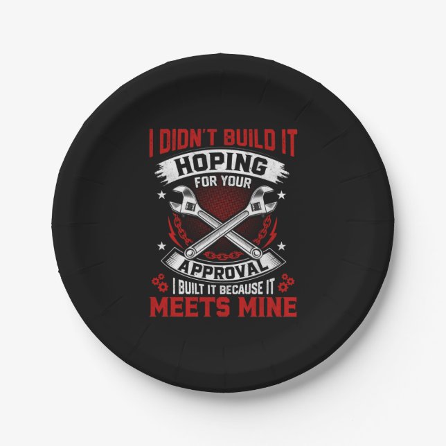 Plato De Papel Mecánica No La Construí (Anverso)