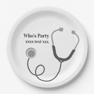 Plato De Papel Médica, Enfermería, médico