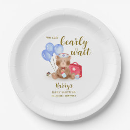 Plato De Papel Médico de enfermería de clase Teddy Bear Balloon B