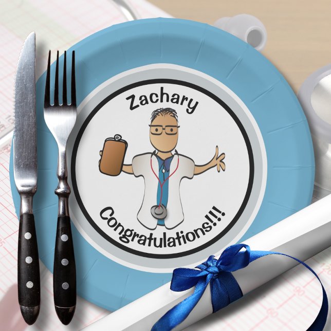 Plato De Papel Médico médica para su graduación (Subido por el creador)