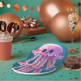 Plato De Papel medusa linda