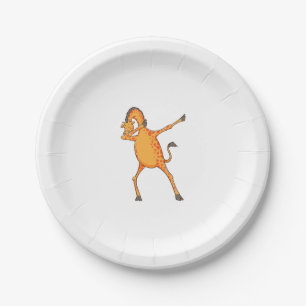 Plato De Papel Mejor Arte Giraffe Para Hombres Mujeres Giraffe Im