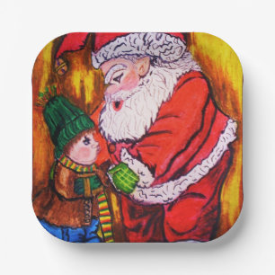 Plato De Papel MEJOR QUE NO SEAS navidades