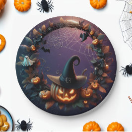 Plato De Papel Melodía encantada de los Spooks