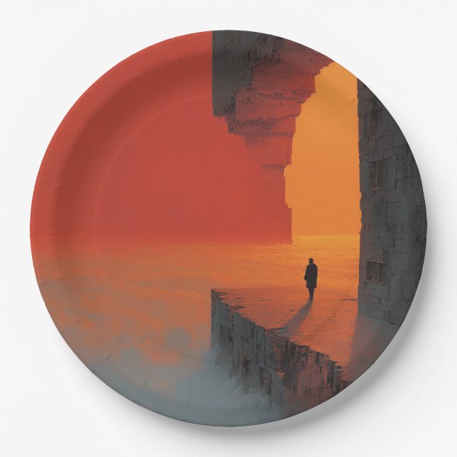 Plato De Papel Mente fracturada No. 1 (Anverso)