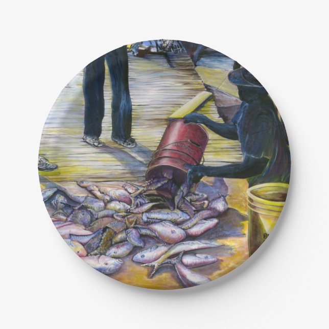 Plato De Papel Menú de hoy, Harbour Island, Bahamas (Anverso)