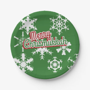 Plato De Papel Merry Chrismukkah